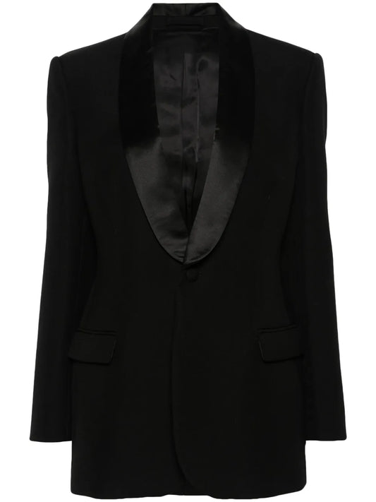 Single-Breasted Wool Blazer