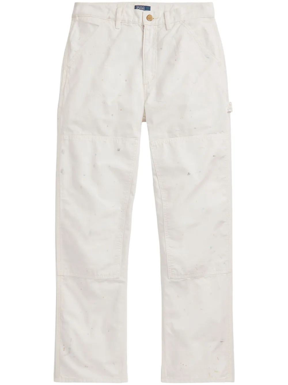 Mid-Rise Straight-Leg Trousers