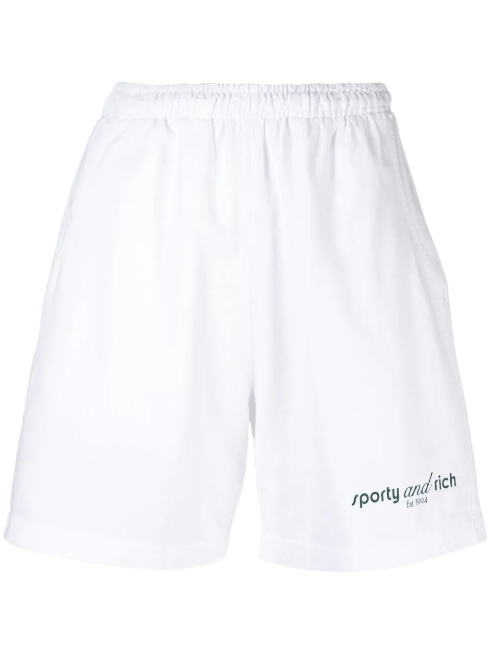 Logo-Print Cotton Track Shorts