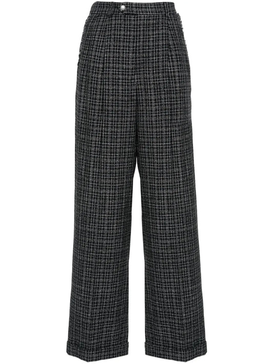 Melissa Plaid Trousers