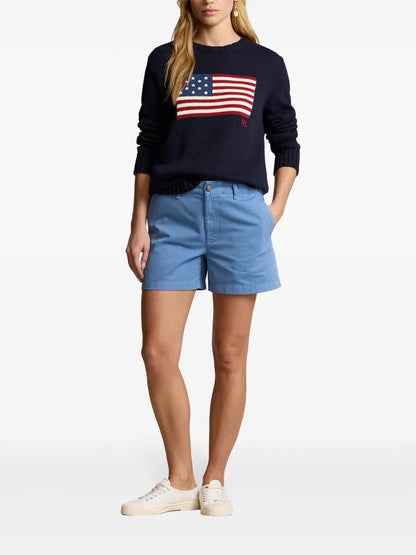 Cotton-Twill Chino Shorts