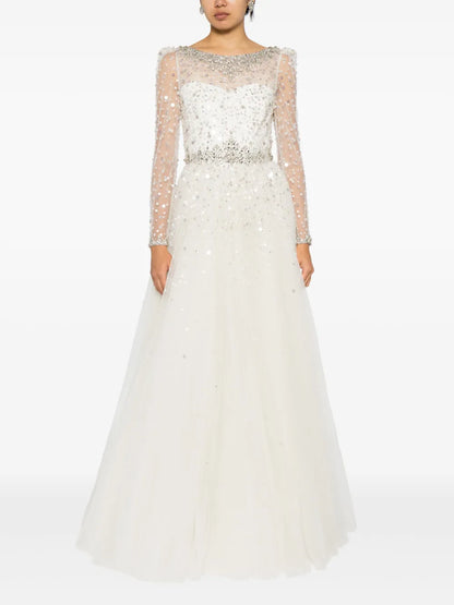 Kuda Crystal-Embellished Gown