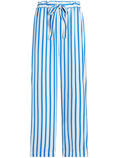Striped Straight-Leg Trousers
