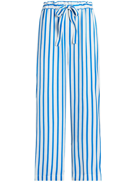 Striped Straight-Leg Trousers