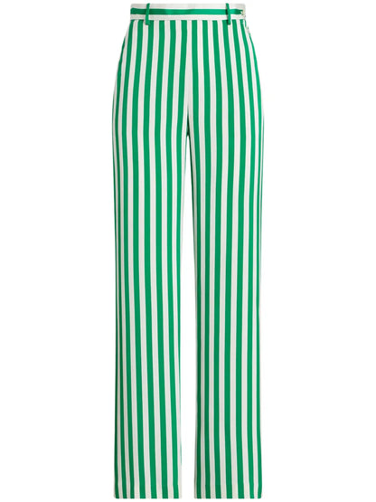 Striped Flared Trousers
