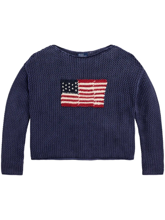Linen-Blend Jumper