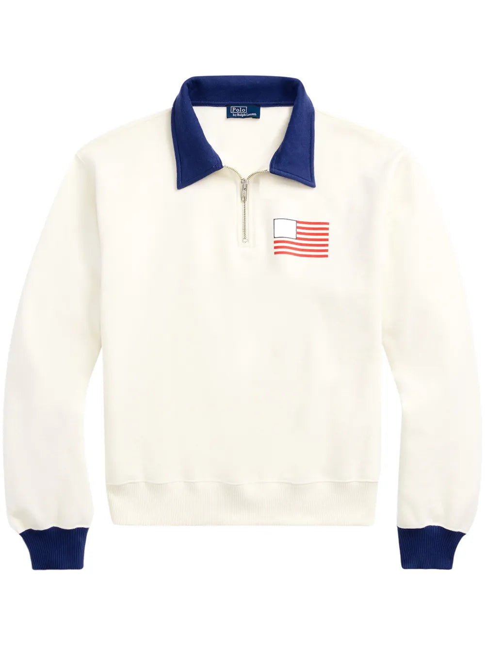 Logo-Print Quarter-Zip Sweatshirt
