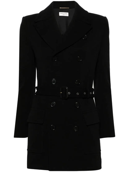 Saharienne Notched-Lapels Blazer