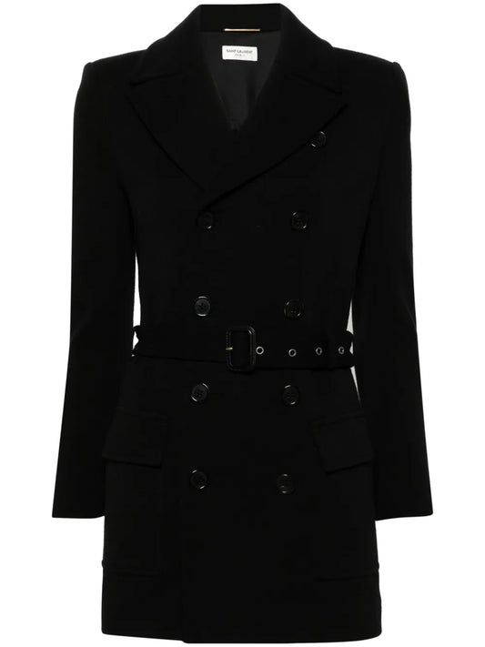 Saharienne Notched-Lapels Blazer