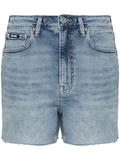 Kent High-Rise Denim Shorts