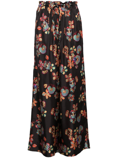 Sawyer High-Waist Wide-Leg Trousers