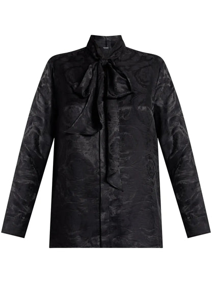 Barocco Pussy-Bow Shirt
