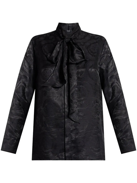 Barocco Pussy-Bow Shirt