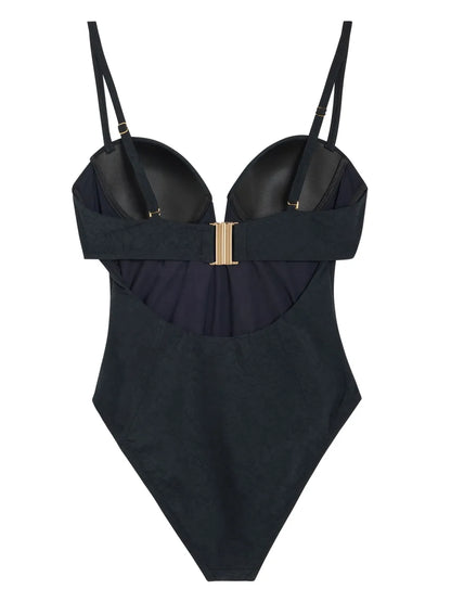 Barocco-Jacquard Swimsuit