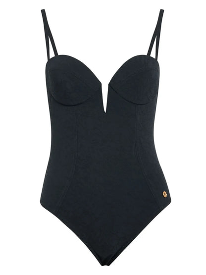 Barocco-Jacquard Swimsuit