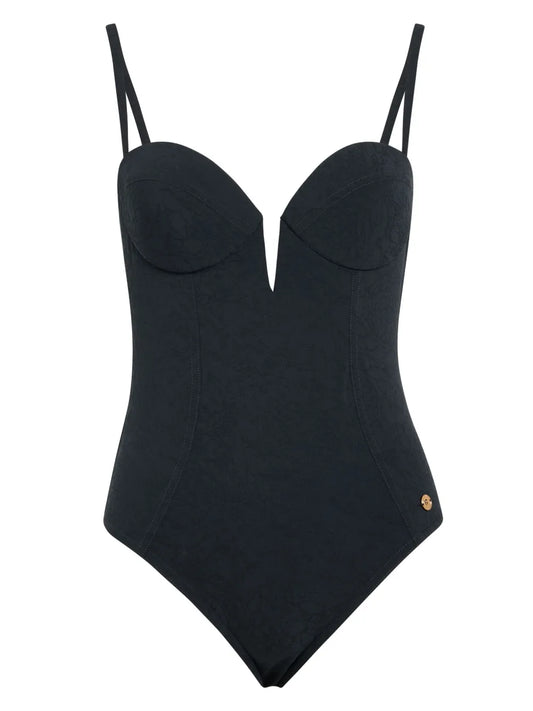 Barocco-Jacquard Swimsuit