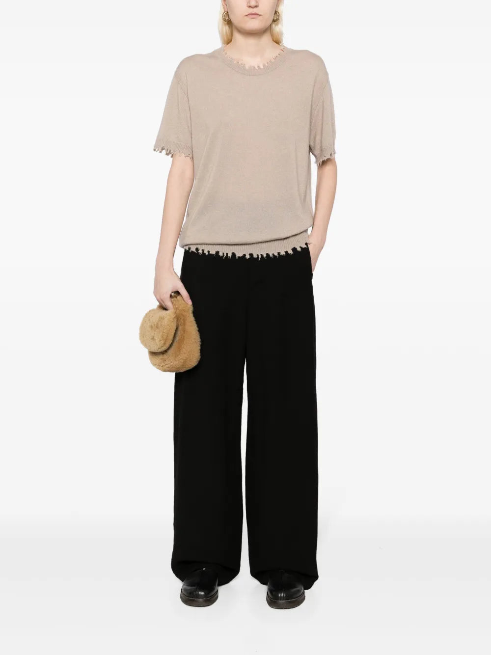 Wide-Leg Palazzo Trousers