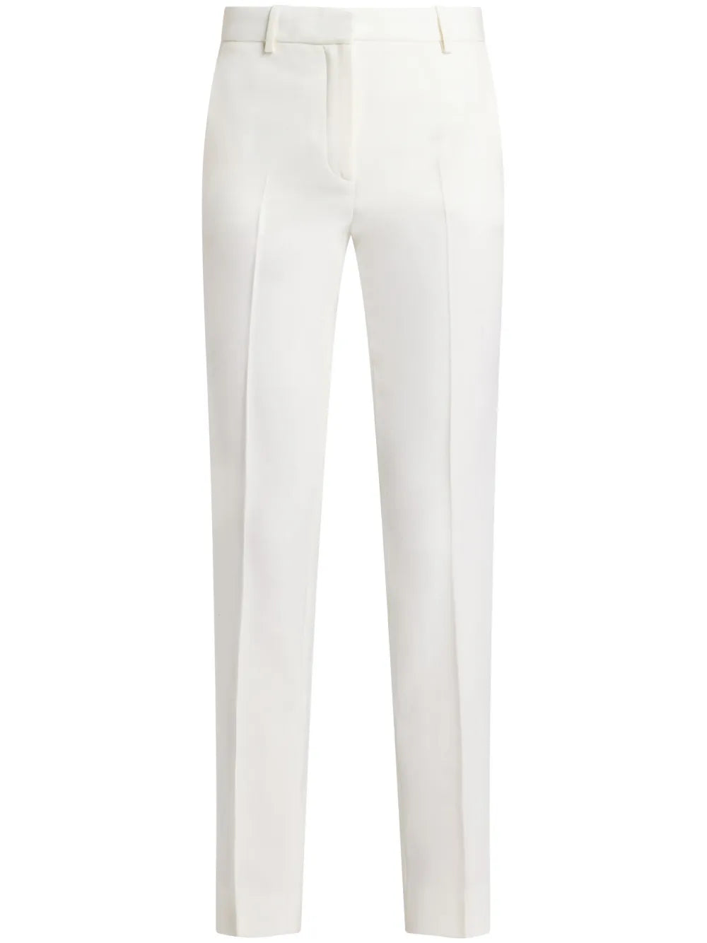 Straight-Leg Wool Trousers
