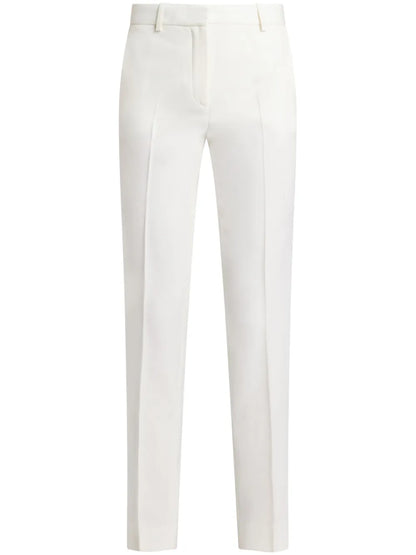 Straight-Leg Wool Trousers