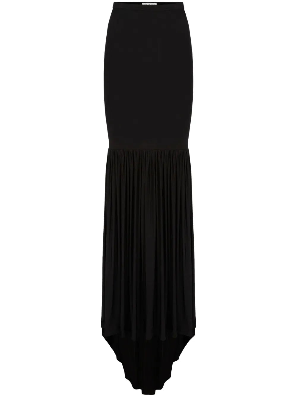 Gathered Mermaid Maxi Skirt