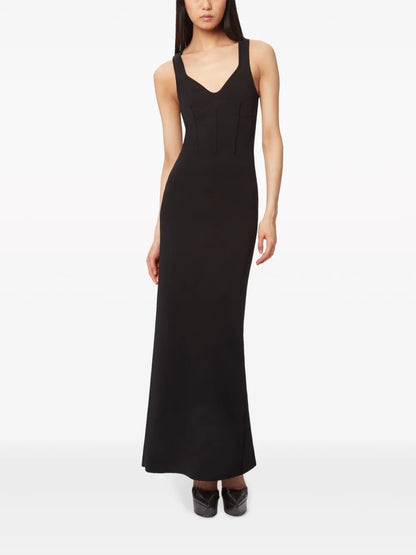 Corset-Style Maxi Dress