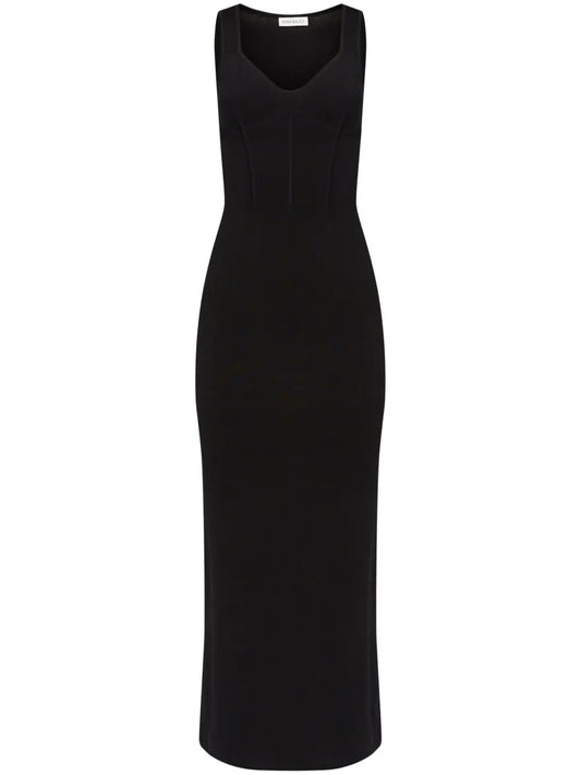 Corset-Style Maxi Dress