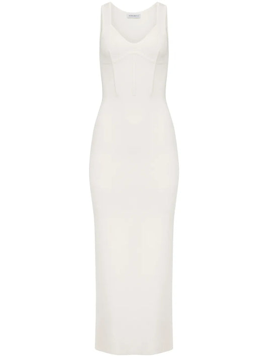 Corset-Style Maxi Dress