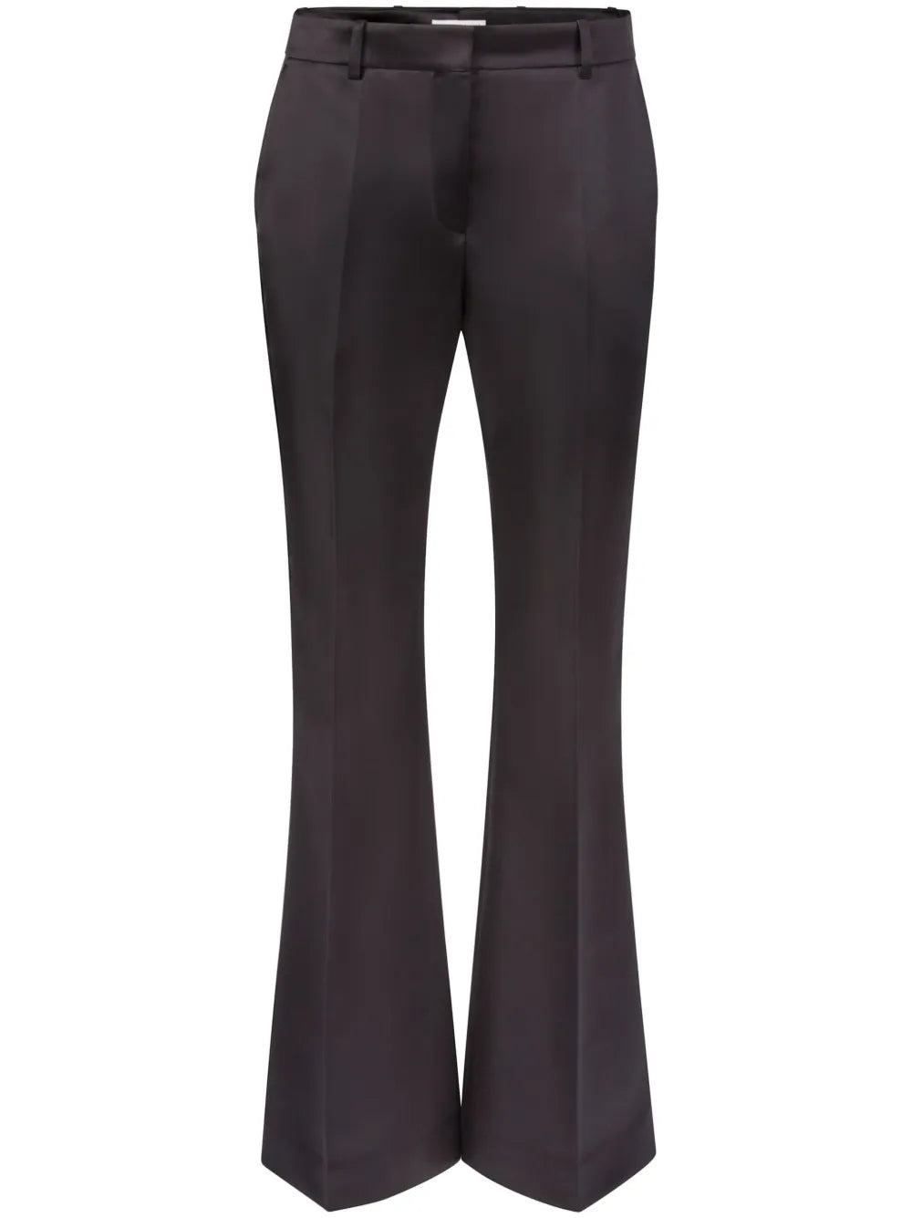Tailored Flared Satin Trousers