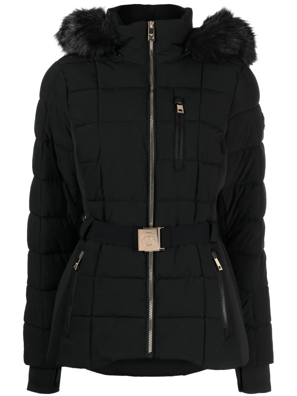 Belted Puffer Coat