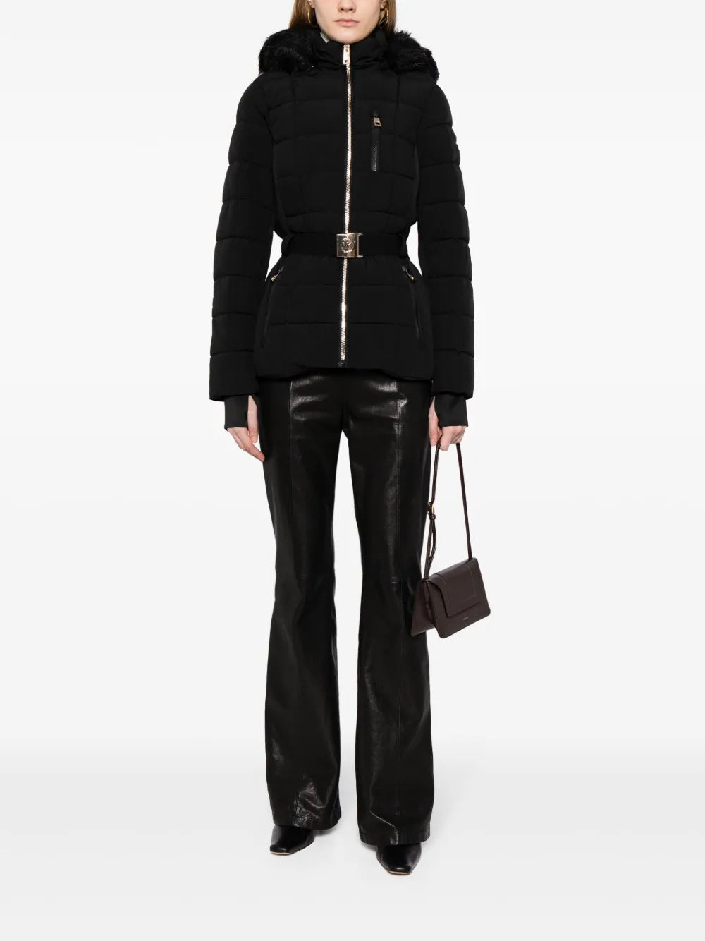 Belted Puffer Coat