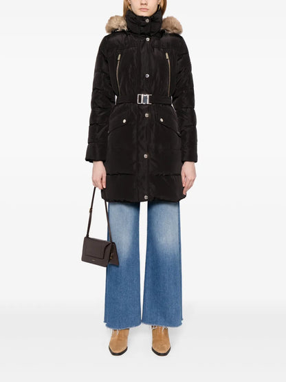 Belted Puffer Coat