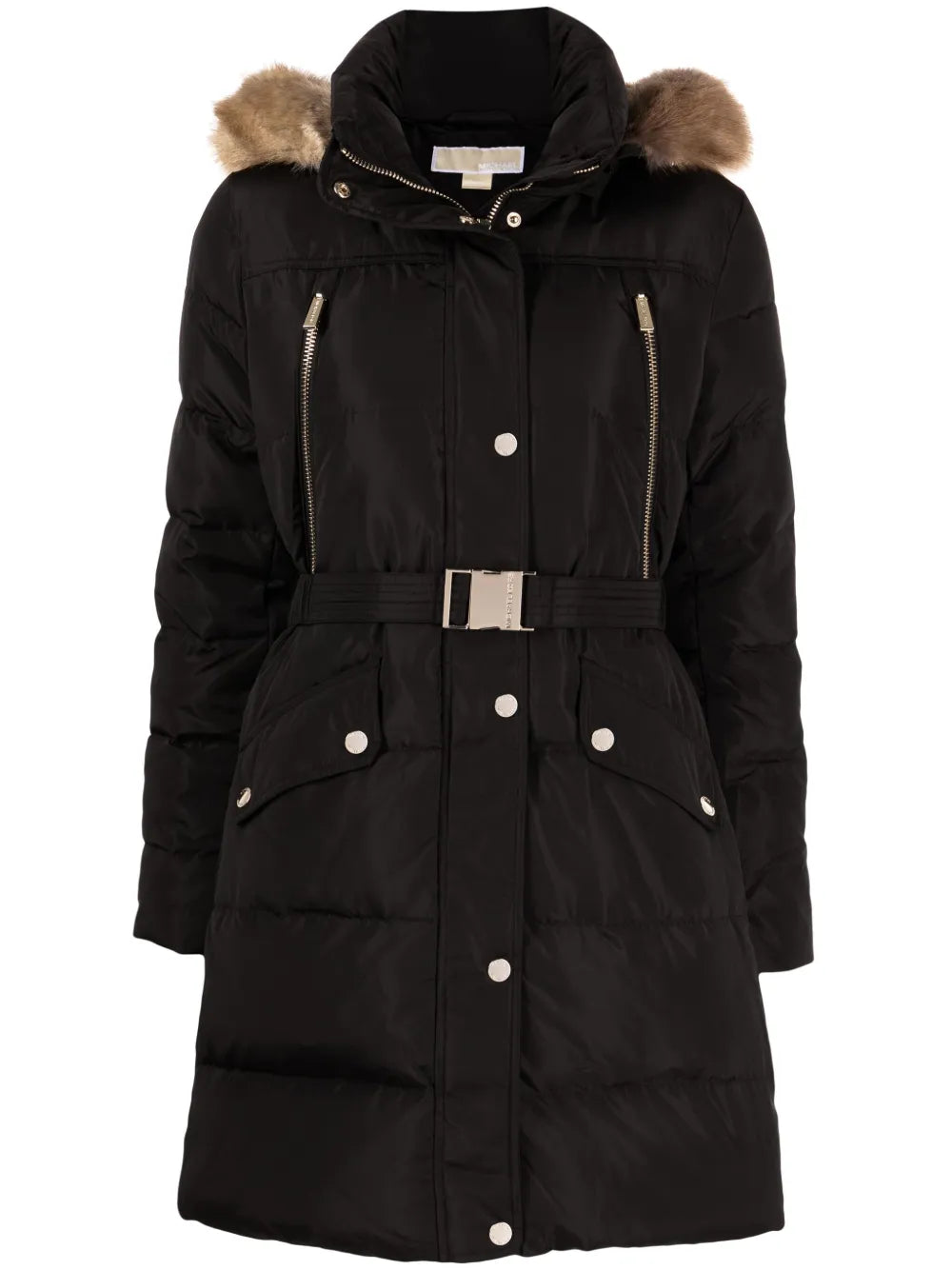 Belted Puffer Coat