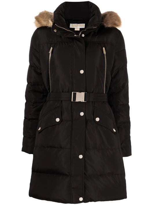 Belted Puffer Coat