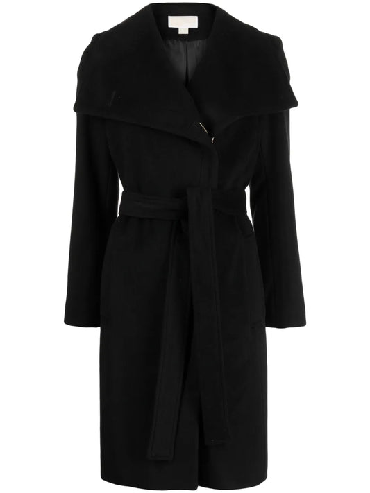 Belted Double-Breasted Coat