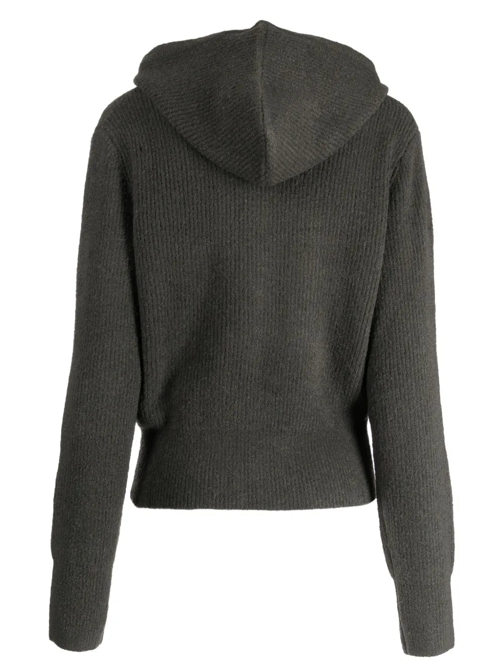 Zip-Up Knitted Hoodie