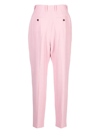 Pleated High-Rise Tailored Trousers