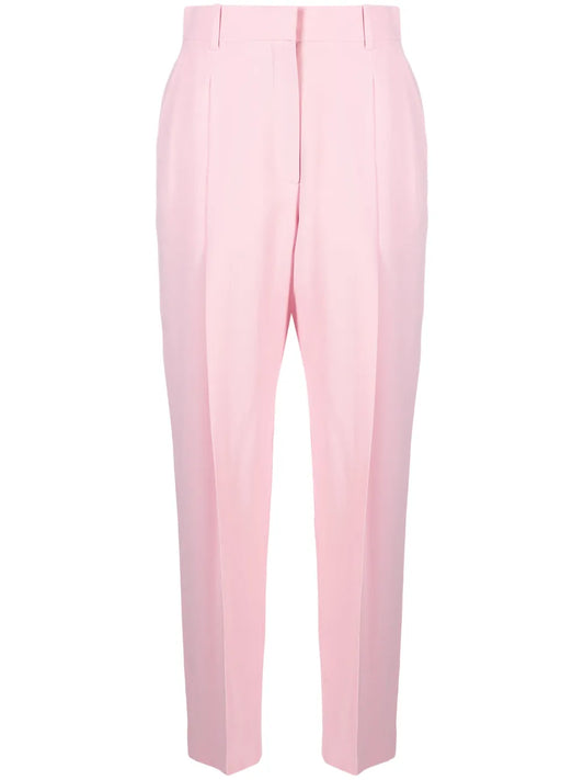 Pleated High-Rise Tailored Trousers