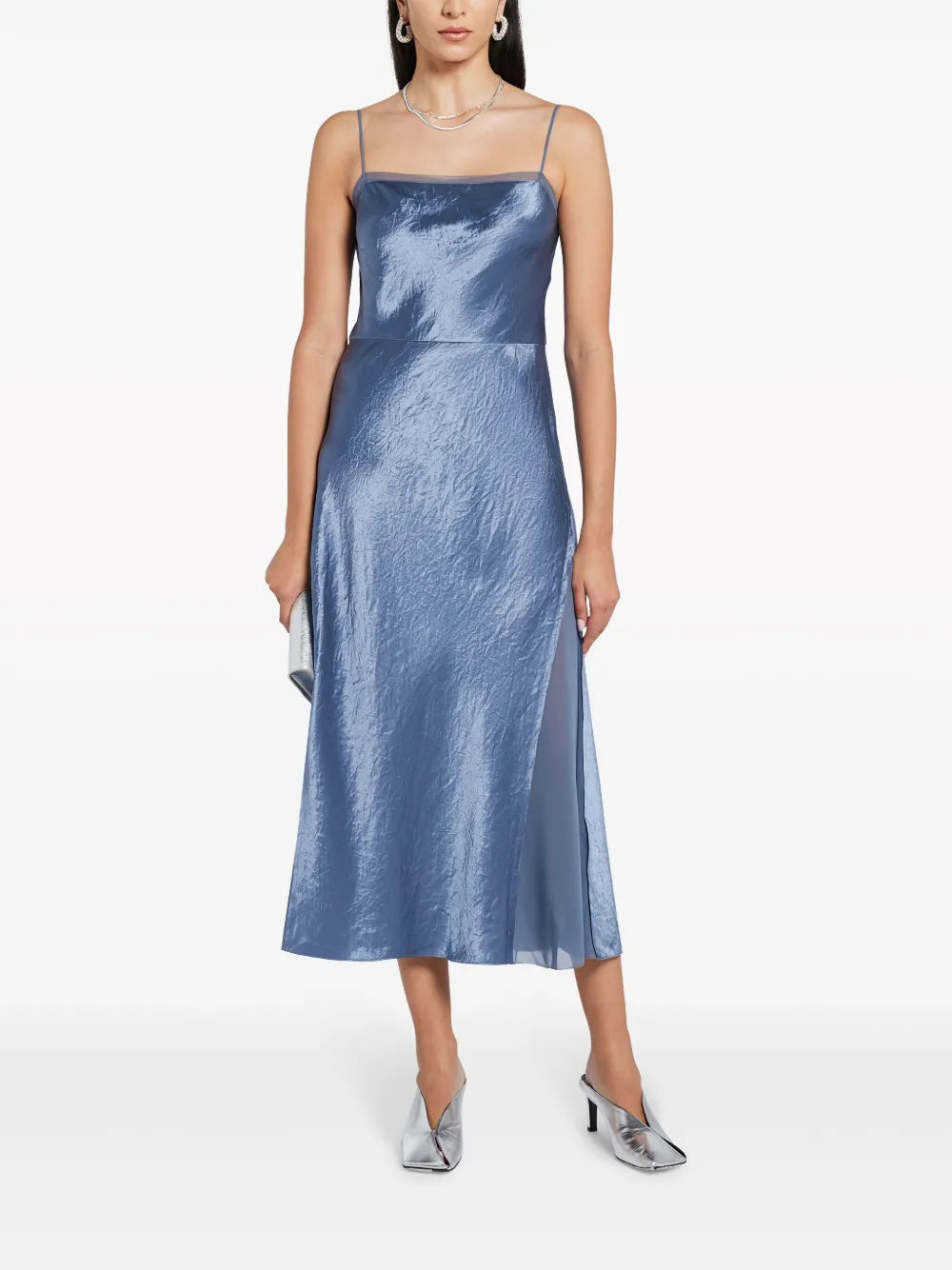 Sheer Panelled Slip Dress