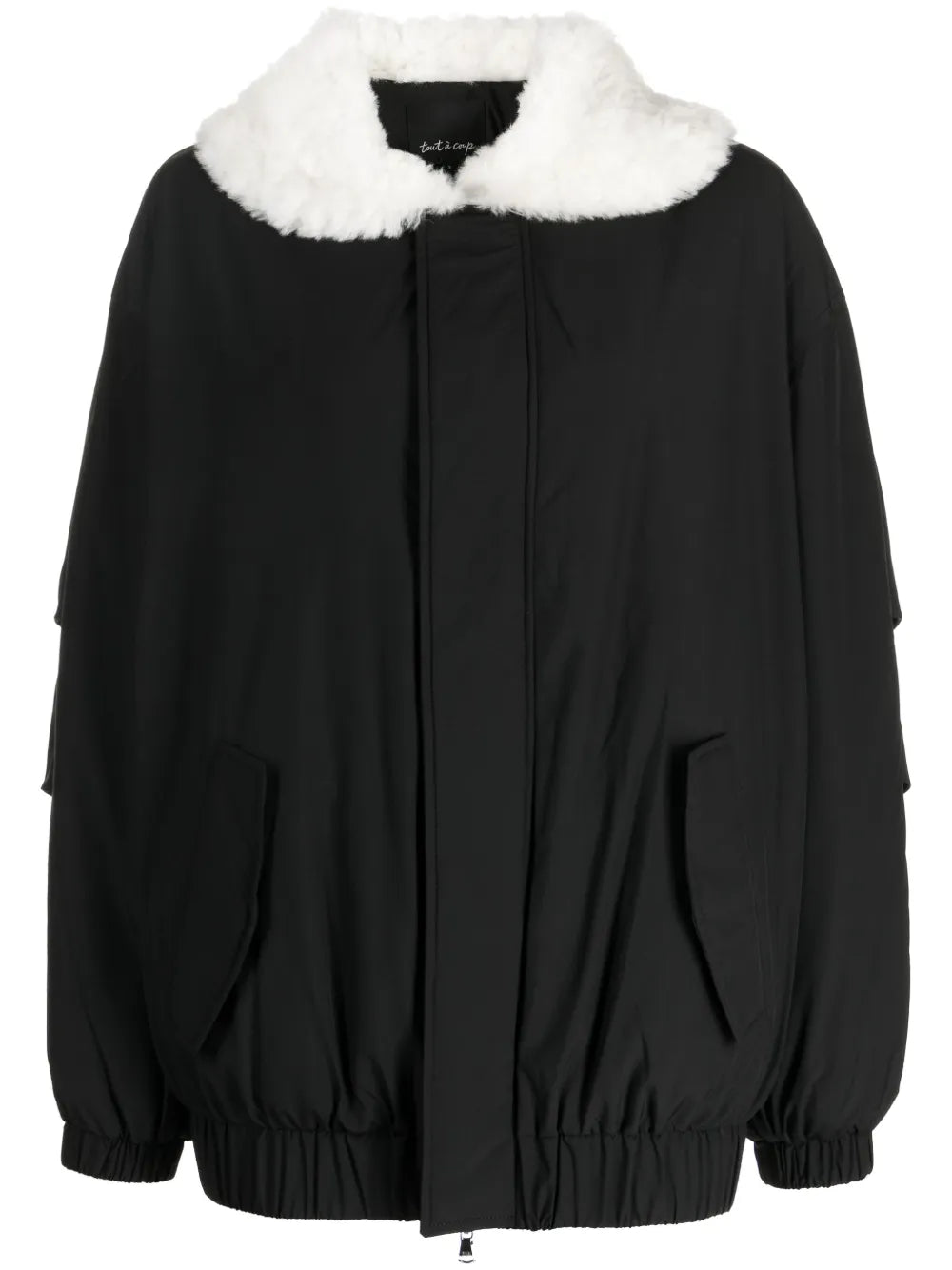 Faux Shearling-Trim Jacket