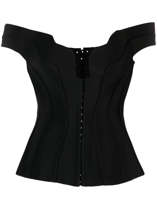 Impossible Neckline Off-Shoulder Corset