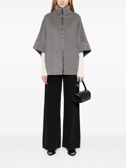 Wide-Sleeves Virgin Wool Jacket