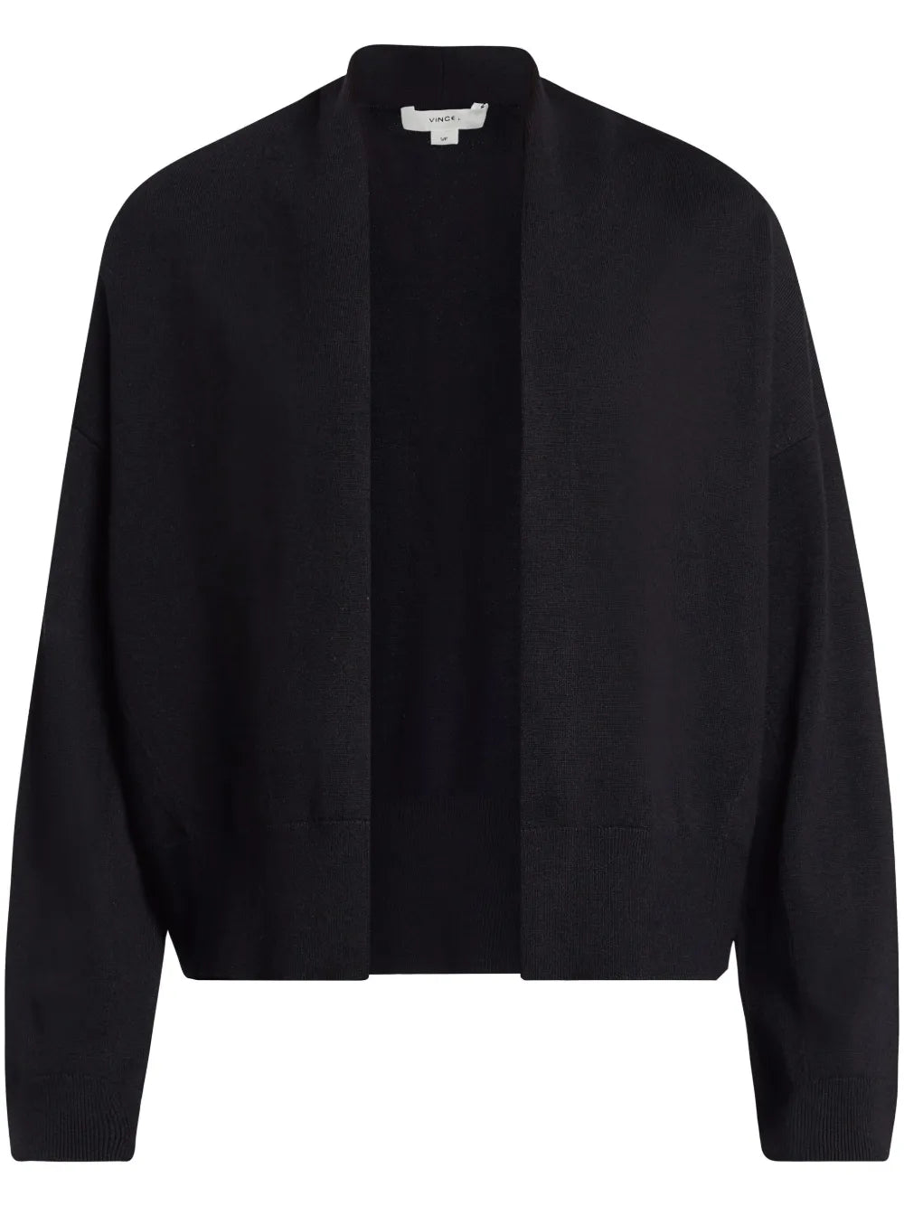 Open-Front Drop-Shoulder Cardigan