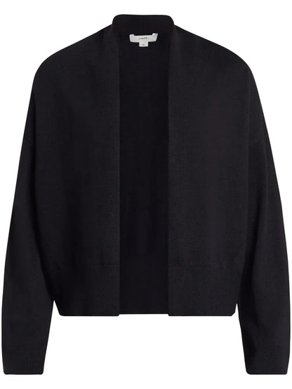 Open-Front Drop-Shoulder Cardigan