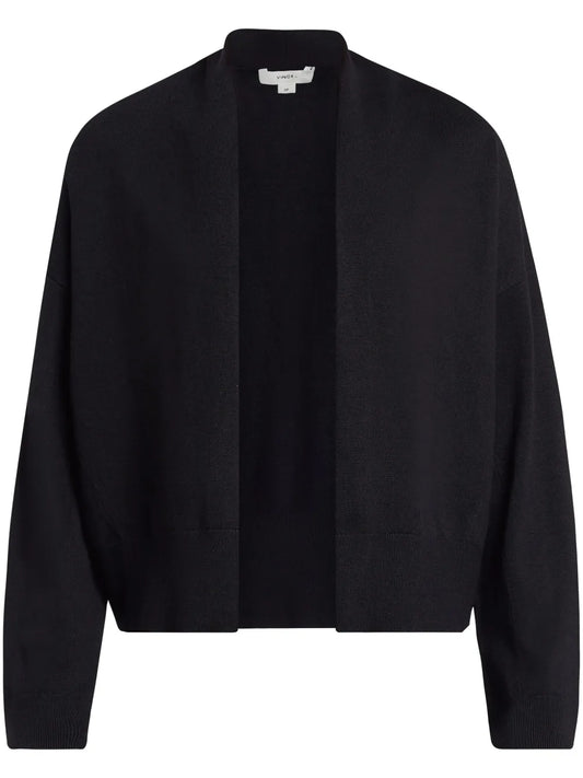Open-Front Drop-Shoulder Cardigan