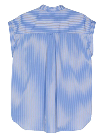 Reggy Sleeveless Cotton Shirt
