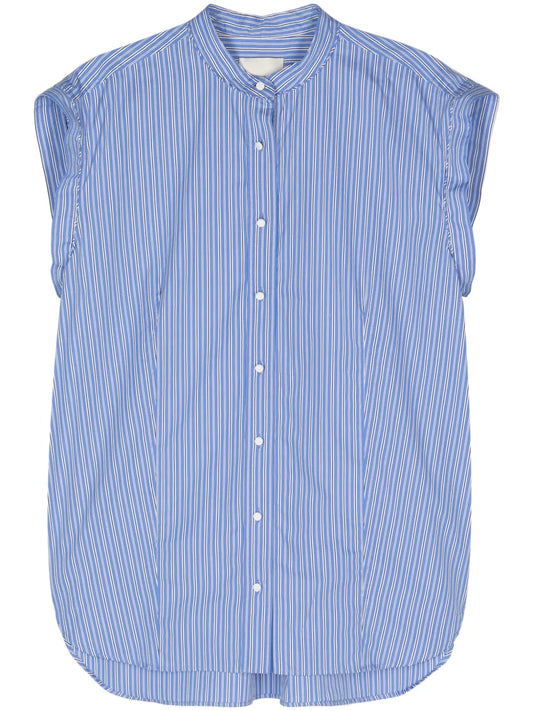 Reggy Sleeveless Cotton Shirt
