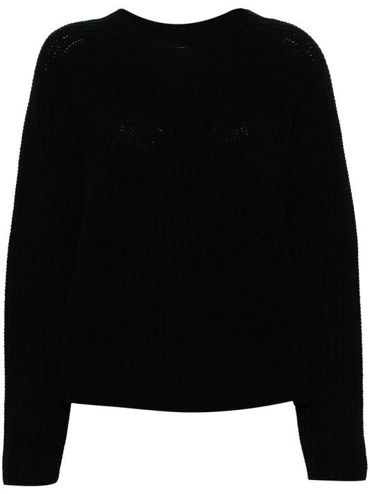 Crew-Neck Virgin Wool-Blend Jumper