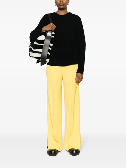 Crew-Neck Virgin Wool-Blend Jumper