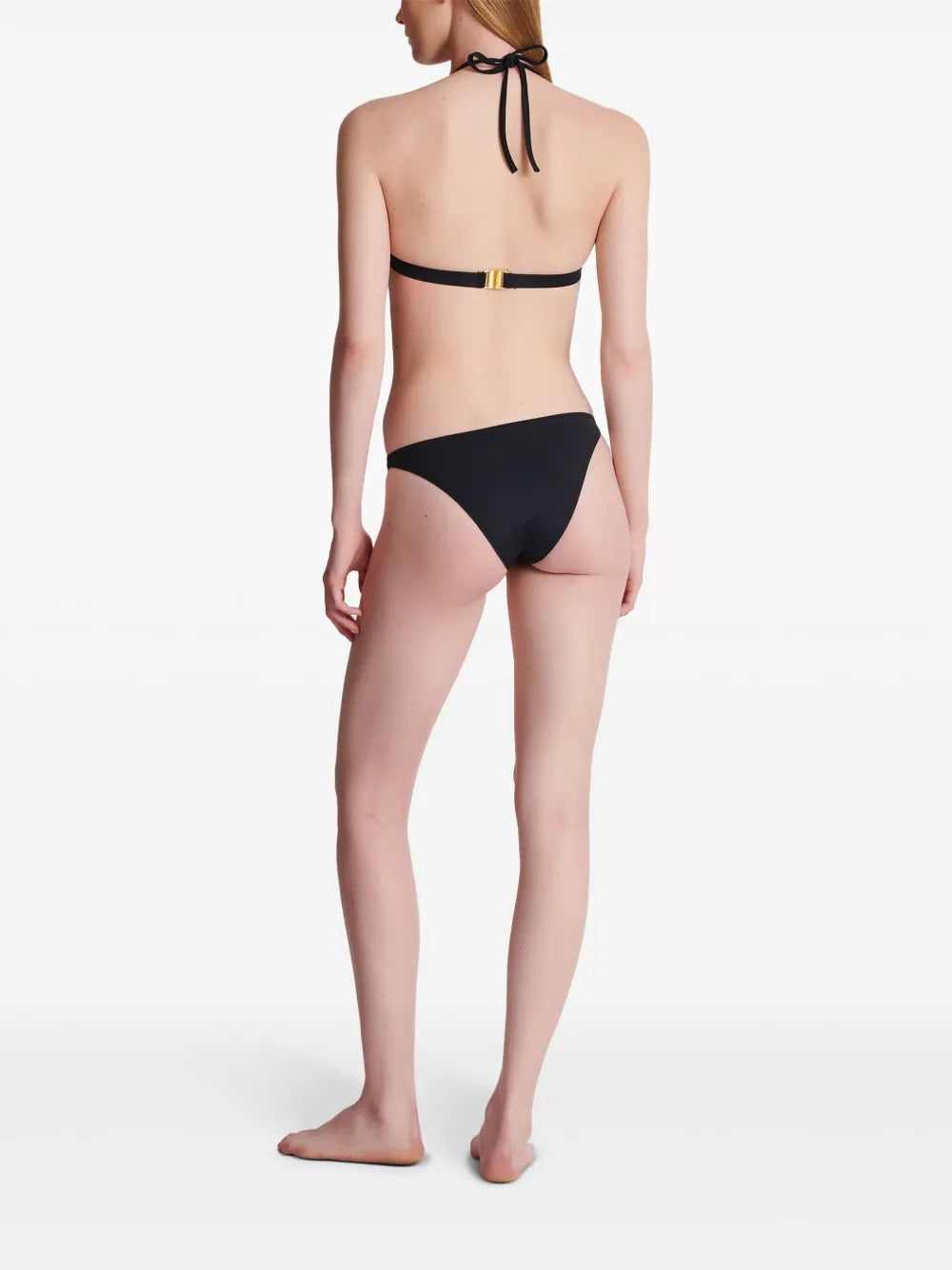Logo-Print Triangle Bikini Set