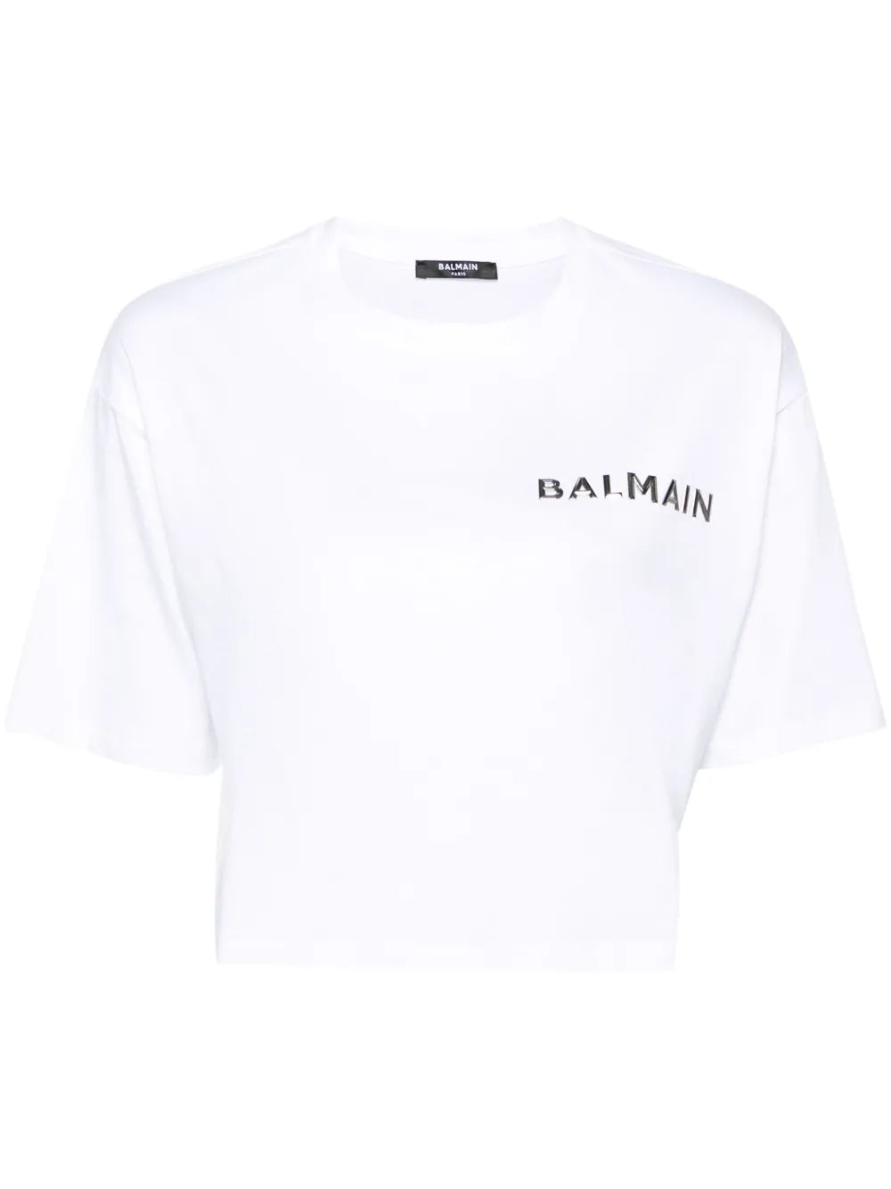 Logo-Appliqué Cropped T-Shirt